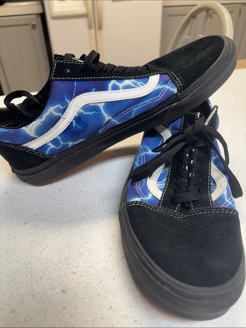 Vans Black & Blue Lightning Old Skool